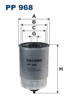 FILTR PALIVA - FILTRON PP968