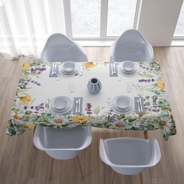 СКАТЕРТЬ СТОЙКАЯ К ПЯТЯНИЯМ 110Х160 ГЛАДКАЯ МАТОВАЯ ТОЛСТАЯ 807