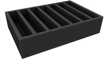 Полноразмерный пенопласт с 7 вырезами 246мм42мм