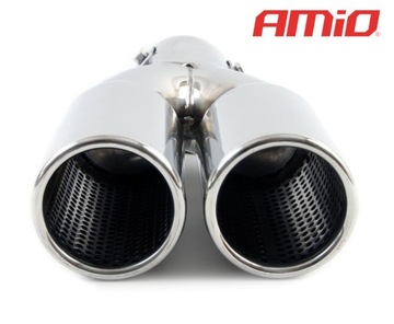 БЕСПЛАТНАЯ ПОДАРОК# НАКОНЕЧНИК ГЛУШИТЕЛЯ ДВОЙНОЙ НЕРЖАВЕЮЩАЯ СТАЛЬ