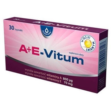 A+E-Vitum Witamina A E 30 kapsułek OLEOFARM