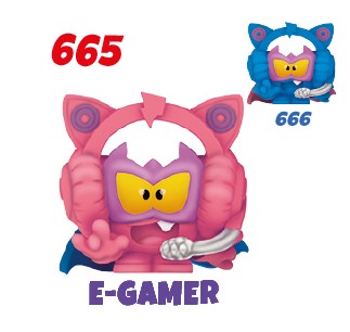 SUPER ZINGS seria 9 665 E-gamer różowy