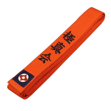 Ремни ремня к kyokushin каратэ в апельсине 200 см