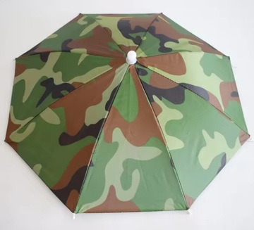 ТУРИСТИЧЕСКИЙ РЫБОЛОВНЫЙ ЗОНТ, СКЛАДНОЙ, МАЛЕНЬКИЙ КАМУФЛЯЖНЫЙ ЗОНТ ДЛЯ ГОЛОВЫ