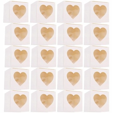 Pudełko na Ciasto Mini Pudełka Pojemnik 20 Szt