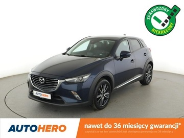 Mazda CX-3 Crossover 2.0 SKY-G 120KM 2017 Mazda CX-3 2.0i Revolution Navi Tempomat HUD