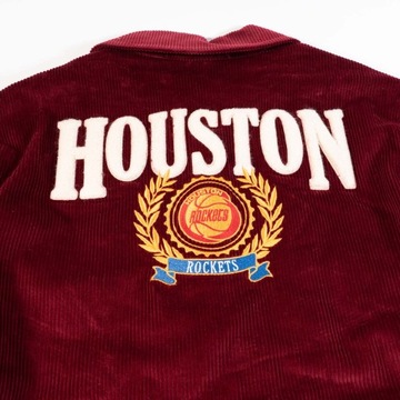 Вельветовая куртка Mitchell Ness Interlock Coaches Houston Rockets L