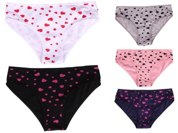 НАБОР ЖЕНСКИХ ТРУСИКОВ ПРЕМИУМ СЕРДЦЕ, 6 шт.