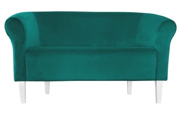 Sofa Milo MG20 turkus nogi 20 białe