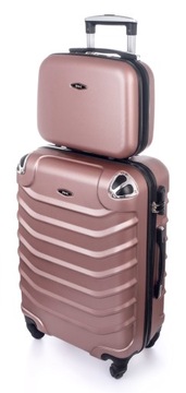 КОМПЛЕКТ RGL 2в1 СРЕДНИЙ ДОРОЖНЫЙ ЧЕМОДАН + КОРОБКА-ОРГАНИЗАТОР ДЛЯ БАГАЖА