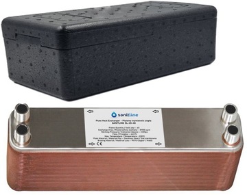 WYMIENNIK CIEPŁA SANITLINE 40 PŁYTOWY 45kW 4 x 3/4