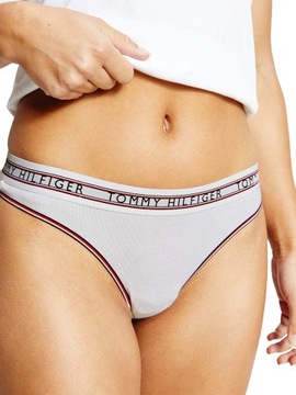 TOMMY HILFIGER DAMSKIE STRINGI THONG 1P WHITE r.M