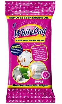 WhiteDay Chusteczki do Usuwania Plam 20 szt