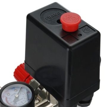 Реле давления компрессора, однофазное реле давления, манометр, редуктор на 12 бар