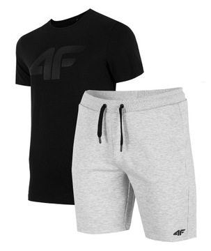 4F ZESTAW MĘSKI T-SHIRT SPODENKI KOMPLET