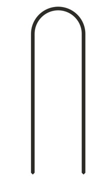 PODPÓRKA KWIATÓW ROŚLIN PERGOLA ŁUK 26cm