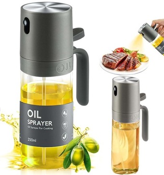 Spryskiwacz do oleju oliwy ocet dozownik spray rozpylacz szklany 250ml