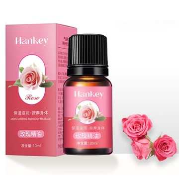 OLEJEK DO MASAŻU NATURALNY RÓŻA 10ML*5, WYSOKIEJ JAKOŚCI OLEJEK DO CIAŁA