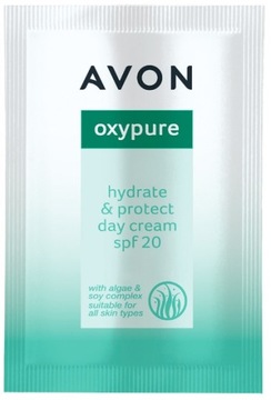 AVON OXYPURE PRÓBKA saszetka Nawilżająco ochronny krem dzień SPF 20 PRÓBKI
