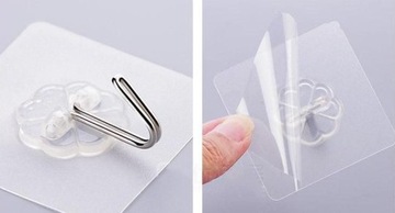 6 САМОКЛЕЯЩИХСЯ КРЮЧКОВ ДЛЯ ВЕШАЛОК С ЦВЕТНЫМИ УЗОРАМИ