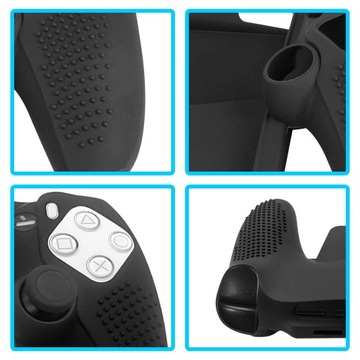 ЧЕРНЫЙ СИЛИКОНОВЫЙ ЗАЩИТНЫЙ ЧЕХОЛ для SONY PLAYSTATION Portal CFI Y1016