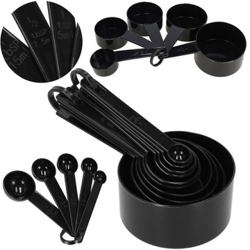 Кухонные мерные стаканчики, набор 10 шт.