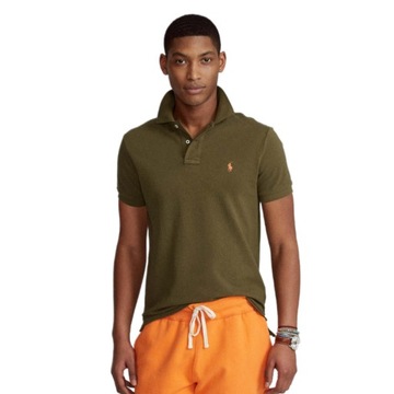 -60% POLO RALPH LAUREN KOSZULKA POLO CUSTOM SLIM MESH XS