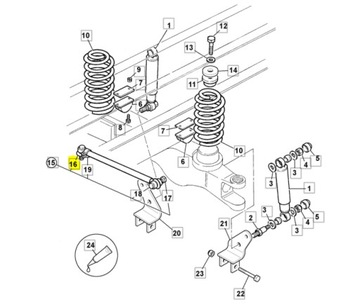 РЕМОНТНЫЙ КОМПЛЕКТ ROTA ROD JCB FASTRAC