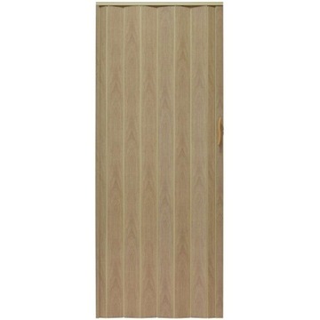 DRZWI HARMONIJKOWE PRZESUWNE DĄB SONOMA MAT 90CM