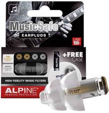 ZATYCZKI MUZYCZNE DO USZU ALPINE MUSICSAFE CLASSIC
