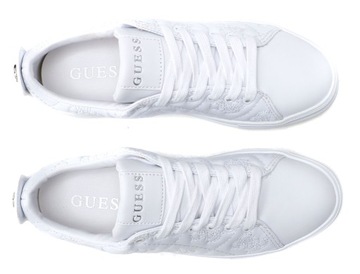 Sneakersy damskie GUESS FLPGN4 FAL12 WHITE - 37, Biały