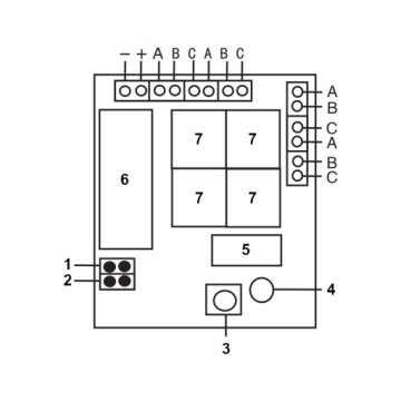 Радиопульт дистанционного управления 4 канала + 2 4-канальных пульта дистанционного управления