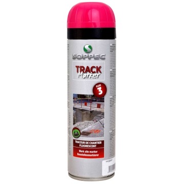 РАСПЫЛИТЕЛЬНАЯ ГЕОДЕЗИЦИОННАЯ КРАСКА SOPPEC FLUO РОЗОВАЯ 12 ШТ.