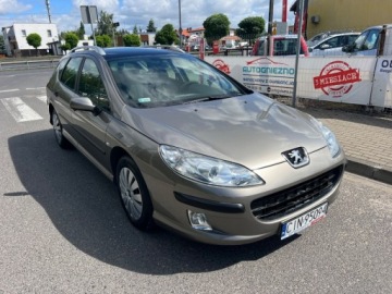 Peugeot 407 SW 1.8 16V 125KM 2006 Peugeot 407 Instalacja LPG Stag Nowy Rozrzad Pelen Serwis Nawigacja Panora, zdjęcie 3