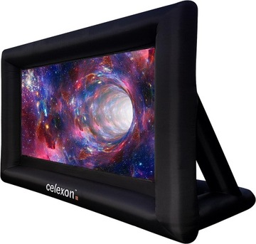 CELEXON Ogromny nadmuchiwany ekran projektora 4x3m