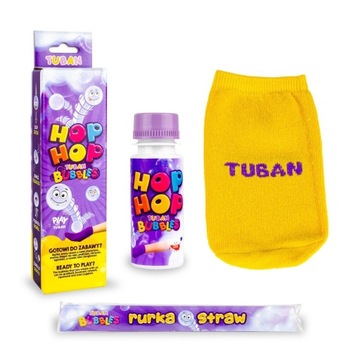 ZESTAW HOP HOP BANIEK MYDLANYCH Z RĘKAWICĄ TUBAN