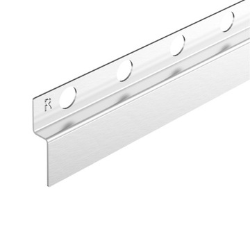 BALNEO LISTWA SPADKOWA PRZYŚCIENNA PRAWA 170cm INOX STAL NIERDZEWNA