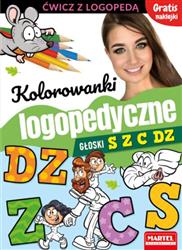 Kolorowanki logopedyczne. Głoski S Z C Dz