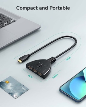 Переключатель HDMI 3x Full HD, разветвитель