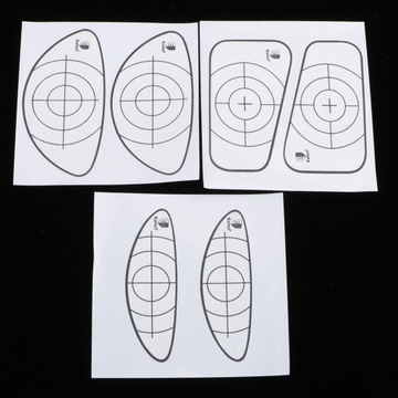 Набор из 9 этикеток для гольфа, ленточных наклеек-мишеней для Irons Woods, 4 шт.