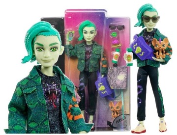 MONSTER HIGH DEUCE GORGON LALKA + AKCESORIA HHK56