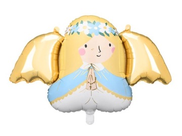 Balony na komunię aniołek 103cm dekoracja 1 sztuka