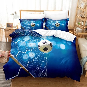 POŚCIEL PIŁKARSKA 3D 140x200 FUTBOL PIŁKA NOŻNA