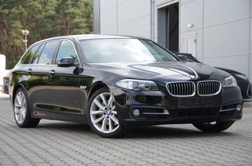 BMW Seria 5 F10-F11 Touring Facelifting 530d 258KM 2014 MEGA STAN 530D LIFT VIRTUAL KOKPIT SERWIS KREM SKÓRA GRZANE FOTELE IGŁA, zdjęcie 14