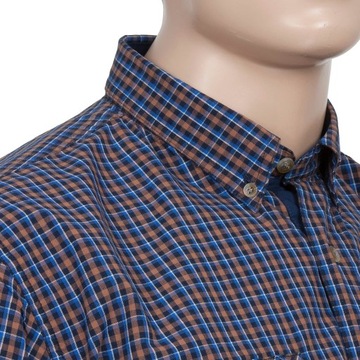 bawełniana koszula męska z krótkim rękawem w kratkę 3XL_klatka_136