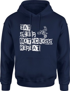 PREZENT DLA MOTOCYKLISTY BLUZA CROSS ENDURO R. XL MĘSKA Z KAPTUREM DRESOWA