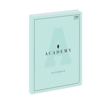 ZESZYT B5 128K KRATKA TWARDA Interdruk ACADEMY MIĘTOWY