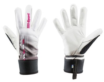 Rękawice Lillsport Sapporo JR Pink, biegówki r.6
