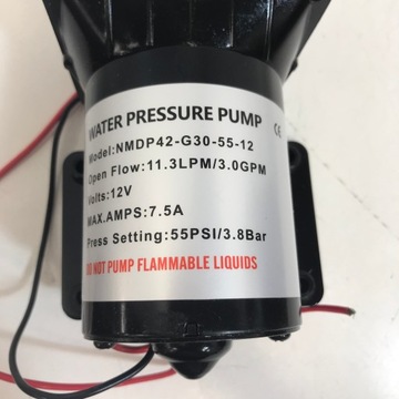 Мембранный насос давления воды Модель: NMDP42-G30-55-12