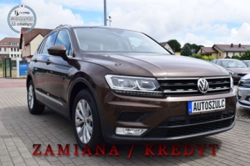Volkswagen Tiguan II SUV 2.0 TDI 150KM 2016 Volkswagen Tiguan 2.0 TDI 150 PS, Brazowy-metalik, AUTOMAT, Model : 2017 ,